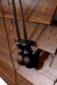 Bambusjalousie auf Maß mit 50 mm Lamellen