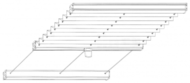 Cosiflor Plissee, PL11 Dachanlagen Plafond